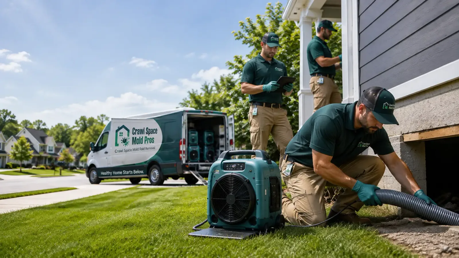 Crawl Space Mold Removal in Alborn, MN